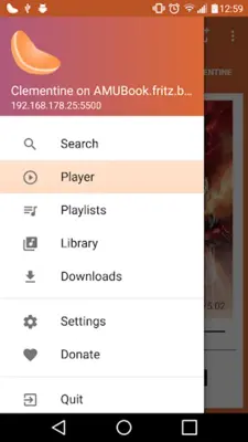 Clementine Remote android App screenshot 5